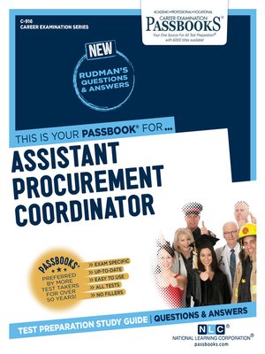 cover image of Assistant Procurement Coordinator